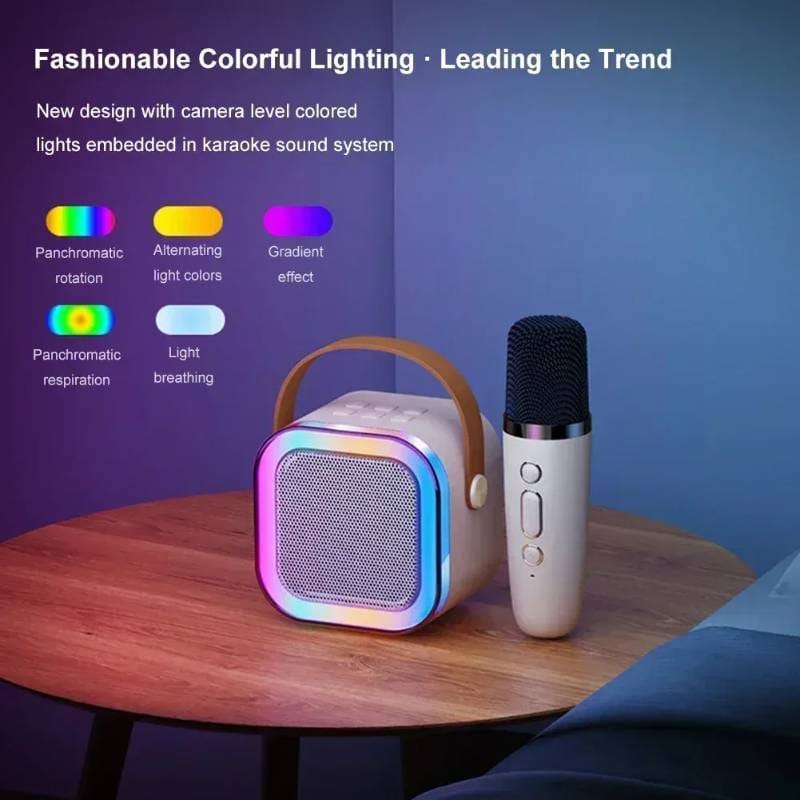 RGB Karaoke Bluetooth Speaker(এক পিস মাইক)